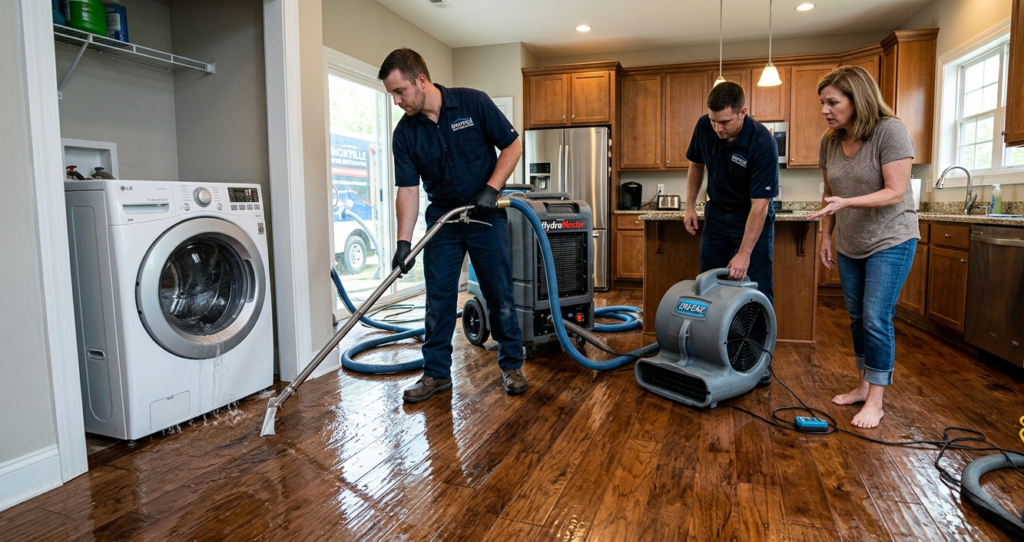 Appliance Leak Cleanup service